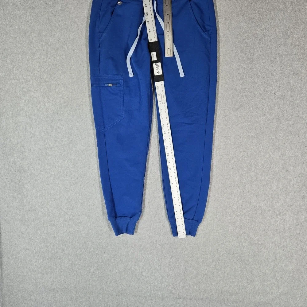 FIGS Women Scrub Pants XS/P Blue Cargo Jogger Zamora